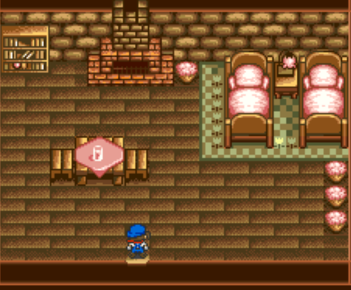 Back room of flower shop