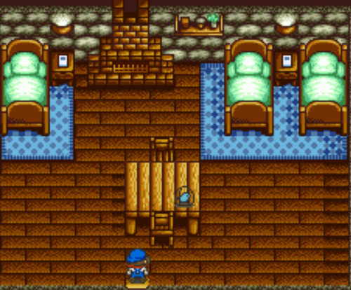 Back room of restaurant